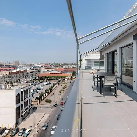 Nero Luxury Flat By Zennova * 塞萨洛尼基